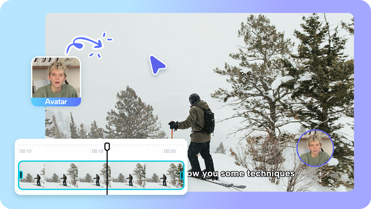 Marka hikaye anlatımı için seslendirmeli yapay zeka avatarları